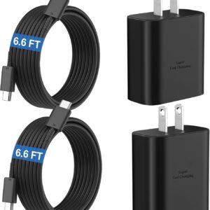 45W Super Fast USB C Android Type C Phone Charger Fast Charging 6.6FT Cord